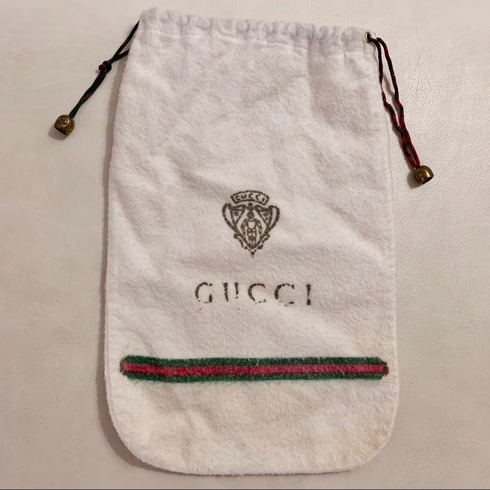 Rare Vintage Gucci Small Dust Bag Gem